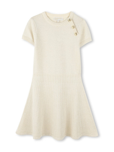 Michael Kors Плетена рокля R30296 D Бежов Regular Fit