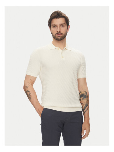 Pierre Cardin Тениска с яка и копчета C5 51314.5094 Сив Slim Fit