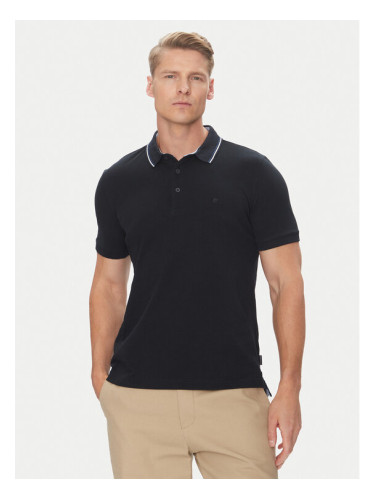 Pierre Cardin Тениска с яка и копчета C5 21374.2112 Тъмносин Regular Fit