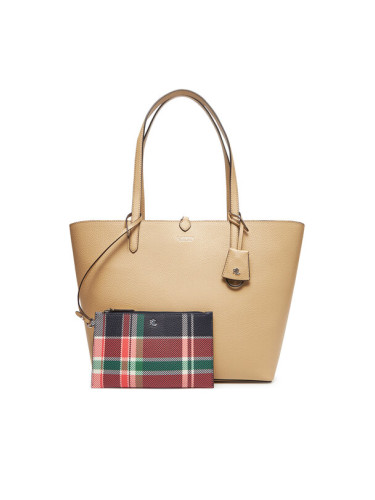 LAUREN RALPH LAUREN Дамска чанта 431795329071 Бежов