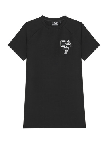 EA7 Emporio Armani Ежедневна рокля 7G000049 AF12484 UC001 Черен Relaxed Fit