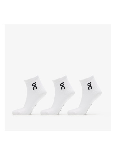 Чорапи On Logo Sock Mid 3-Pack White XS