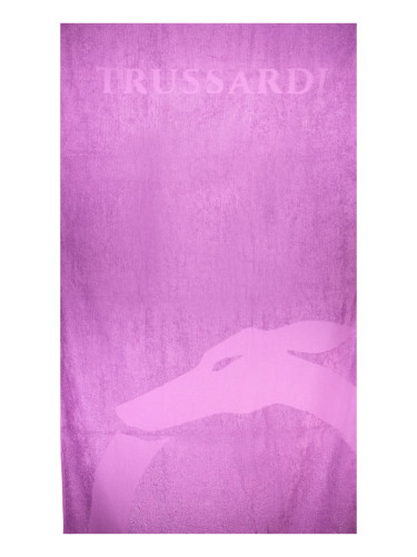 Лилава плажна кърпа Trussardi Jeans