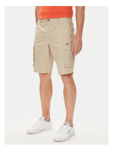 Petrol Industries Шорти от плат M-1050-SHO600 Бежов Cargo Fit
