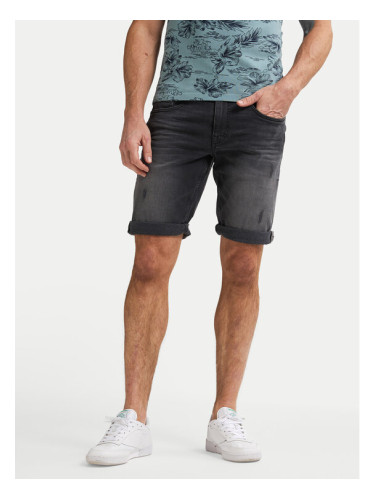 Petrol Industries Дънкови шорти M-1050-SHO003 Черен Regular Fit