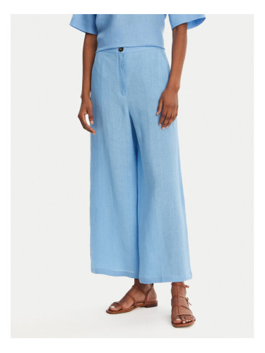 Marella Панталони тип кюлоти Silvana 2515131022 Светлосиньо Regular Fit