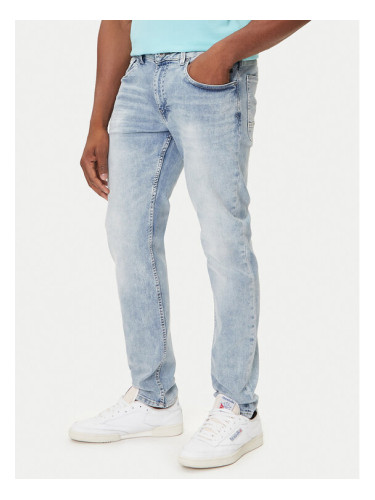 Petrol Industries Дънкови шорти Seaham Син Slim Fit