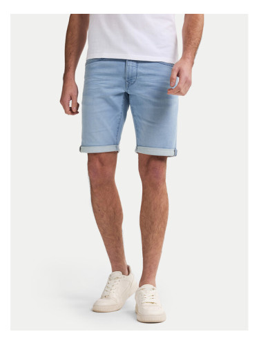 Petrol Industries Дънкови шорти M-ROS-SHO001 Син Slim Fit