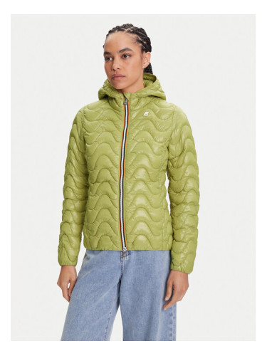 K-Way Преходно яке Lily K5126IW Зелен Regular Fit