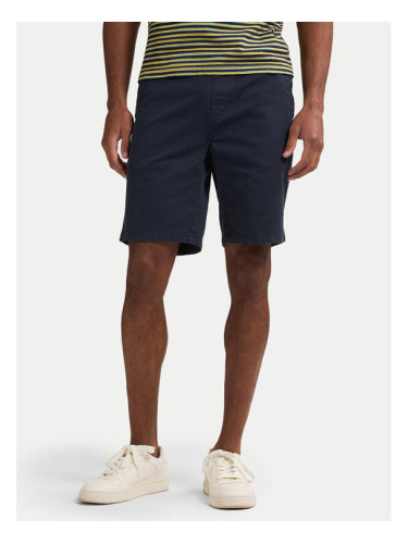 Petrol Industries Шорти от плат M-1050-SHO527 Тъмносин Regular Fit