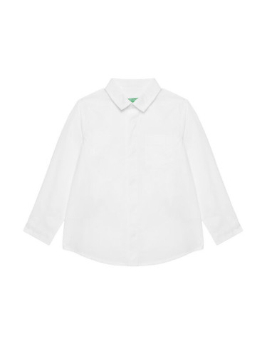 United Colors Of Benetton Риза 59UXGQ029 Бял Regular Fit