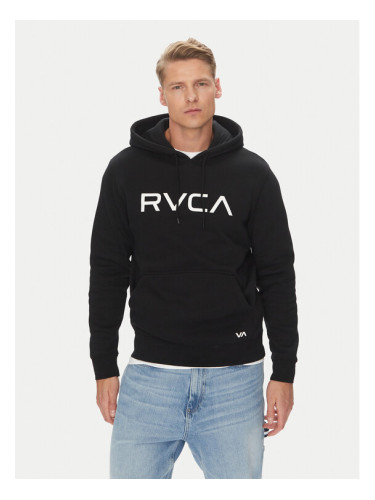 RVCA Суитшърт AVYSF00223 Черен Regular Fit