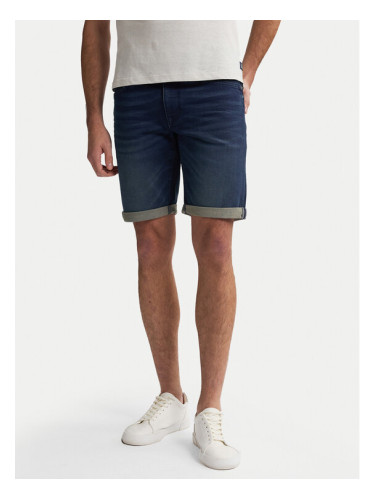 Petrol Industries Дънкови шорти M-ROS-SHO001 Тъмносин Slim Fit