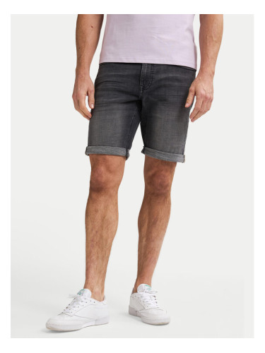 Petrol Industries Дънкови шорти M-1050-SHO002 Сив Regular Fit