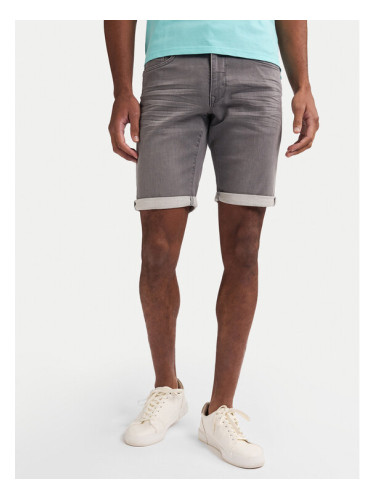 Petrol Industries Дънкови шорти M-ROS-SHO001 Сив Slim Fit
