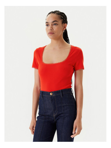 Morgan Тишърт 232-DLUBI Оранжев Slim Fit