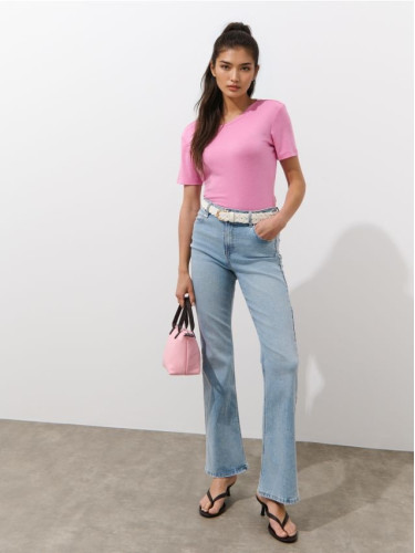 Mohito - Тениска с къс ръкав - пастелно розово