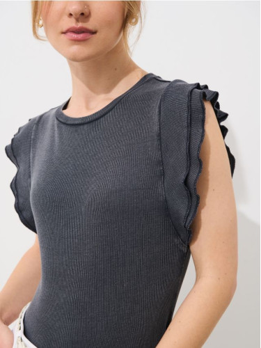 Mohito - Блуза с украшение - сиво