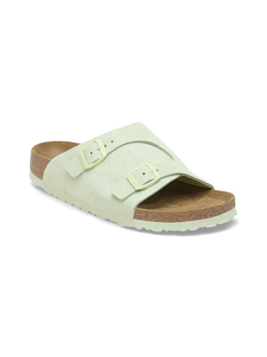 Birkenstock Zürich Suede Leather Narrow Fit Жени - Сандали Birkenstock - Зелен - B1026826-4.5 - Size: 4.5