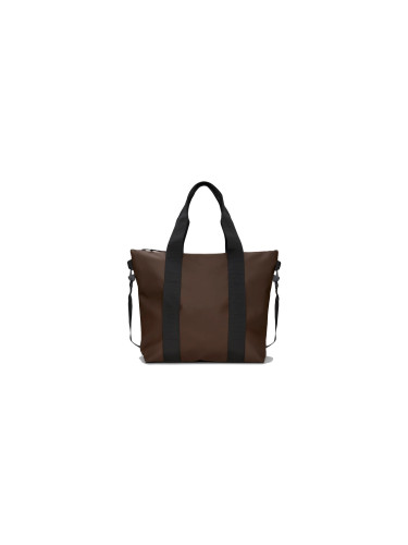 Rains Tote Bag Mini Frame Unisex - Раници и чанти Rains - Кафяв - 14160-23-One-size - Size: One size