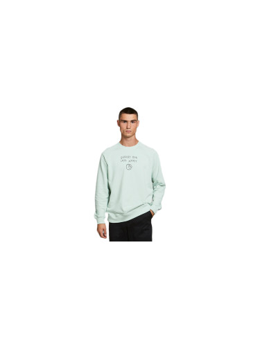 Dedicated Sweatshirt Malmoe Local Planet Mint Мъже - Суитшърти и блузи с качулка Dedicated - Зелен - 18337-L - Size: L