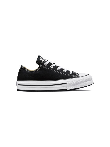 Converse Chuck Taylor All Star Lift Platform Low Top Big Kids Unisex - Спортни обувки Converse - Черен - 272857C-3.5 - Size: 3.5