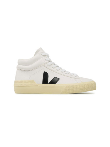 Veja MINOTAUR CHROMEFREE LEATHER WHITE BLACK BUTTER Жени - Спортни обувки Veja - Бял - TR0502929A-3 - Size: 3
