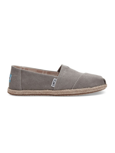 Toms Drizzle Grey Washed Canvas Alpargata Жени - Спортни обувки Toms - Сив - 10009754-3.5UK - Size: 3.5