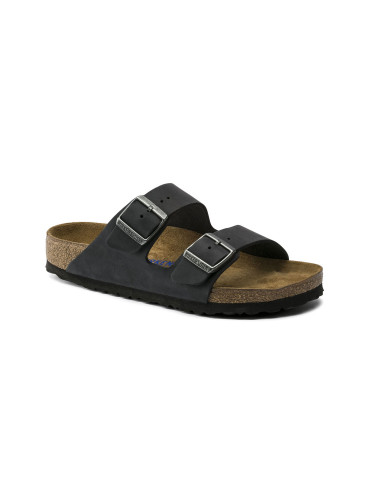 Birkenstock Arizona NU Oiled SFB Black Narrow Fit Unisex - Сандали Birkenstock - Черен - 752483-2.5 - Size: 2.5