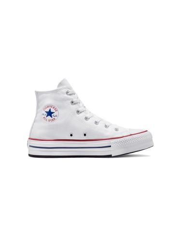 Converse Chuck Taylor All Star Lift Platform Canvas High Top Big Kids Unisex - Спортни обувки Converse - Бял - 272856C-3.5 - Size: 3.5