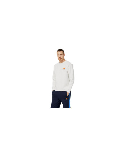 New Balance Hoops Abstract Crew Grey Мъже - Суитшърти и блузи с качулка New Balance - Сив - MT23586SAH-M - Size: M