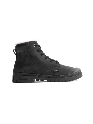 Palladium SP20 Cuff Leather Waterproof WL Black Unisex - Обувки Palladium - Черен - 79067-008-M-10 - Size: 10