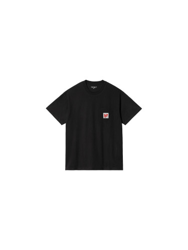 Carhartt WIP S/S Stretch Pocket T-Shirt Black Мъже - Тениски Carhartt WIP - Черен - I031831_89_XX-S - Size: S