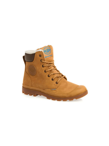 Palladium Pampa Sport Cuff Waterproof Shearling Brown 72992-228-M Unisex - Обувки Palladium - Кафяв - 72992-228-M-10 - Size: 10