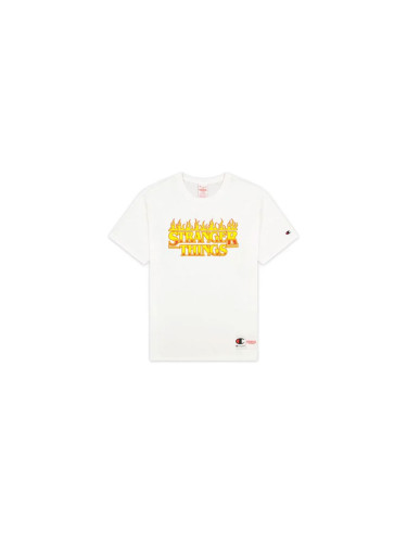 Champion x Stranger Things Men´s T-Shirt White 217791-WW007 Мъже - Тениски Champion - Бял - 217791-WW007-L - Size: L