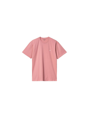 Carhartt WIP S/S Madison T-Shirt Dusty Rose Мъже - Тениски Carhartt WIP - Розов - I033000_2E1_XX-M - Size: M
