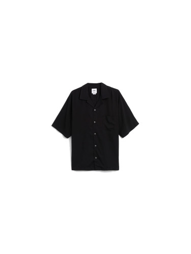 Vans LX Premium Camp Collar Woven Short Shirt Мъже - Тениски Vans - Черен - VN000GVXBLK-L - Size: L