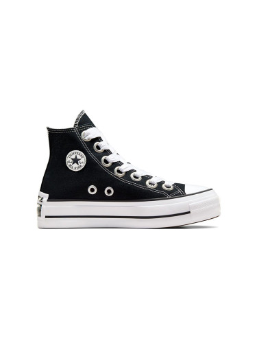 Converse Chuck Taylor All Star Lift Platform Sketch High Top Жени - Спортни обувки Converse - Черен - A10424C-4 - Size: 4