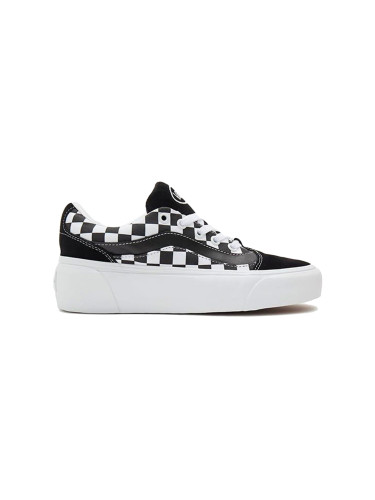 Vans Shape Ni Checkerboard Unisex - Спортни обувки Vans - Черен - VN0A4UVLA0X-4 - Size: 4