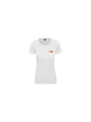 The North Face W Bf Red Box Tee Жени - Тениски The North Face - Бял - NF0A4M5QZW2-XS - Size: XS