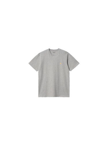 Carhartt WIP S/S Chase T-Shirt Grey Heather Мъже - Тениски Carhartt WIP - Сив - I026391_00M_XX-L - Size: L