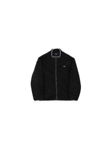 Vans Griffen Sherpa Zip Jacket Жени - Суитшърти и блузи с качулка Vans - Черен - VN0A7RP1BLK-S - Size: S
