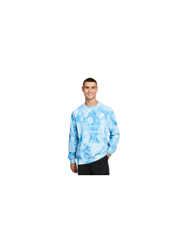 Dedicated Sweatshirt Malmoe Tie Dye Blue Мъже - Суитшърти и блузи с качулка Dedicated - Син - 18252-XL - Size: XL
