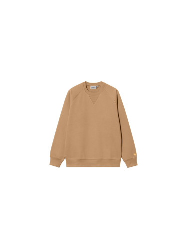 Carhartt WIP Chase Sweat Peanuts Мъже - Суитшърти и блузи с качулка Carhartt WIP - Светло кафяв - I033660_2GQ_XX-M - Size: M