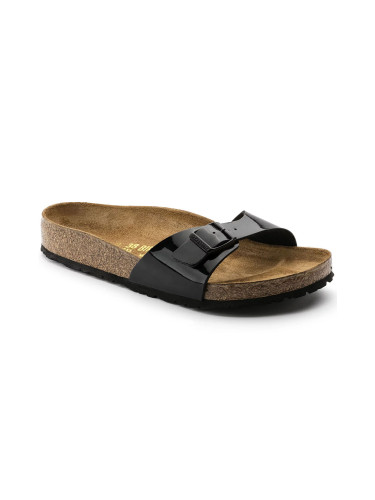Birkenstock Madrid Birko-Flor Patent Narrow Fit Жени - Сандали Birkenstock - Черен - 40303-5 - Size: 5