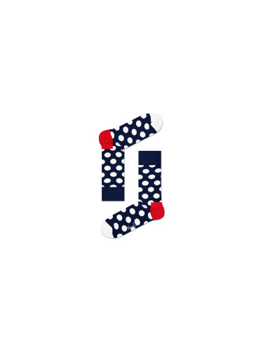Happy Socks Big Dot Sock Black BDO01-6650 Unisex - Чорапи Happy Socks - Черен - BDO01-6650-4-7 - Size: 4-7