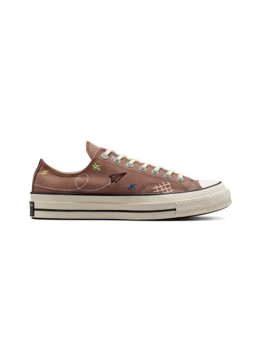 Converse Chuck 70 Embroidered Мъже - Спортни обувки Converse - Кафяв - A03665C-8.5 - Size: 8.5