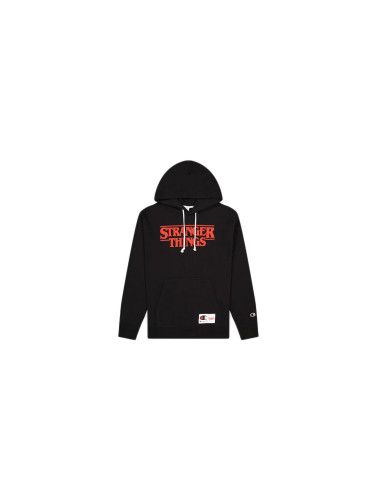 Champion x Stranger Things Hoodie Мъже - Суитшърти и блузи с качулка Champion - Черен - 217780-KK001-L - Size: L