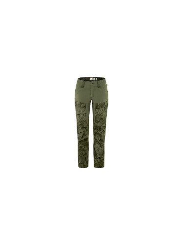 Fjällräven Keb Trousers W reg Green Camo Жени - Панталони Fjällräven - Зелен - F89898-626-625-32 - Size: 32