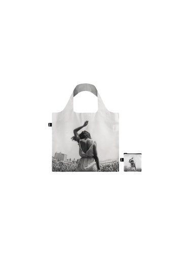 Loqi Dennis Stock - Venice Beach Rock Festival Recycled Bag Unisex - Раници и чанти LOQI - Бял - DS.VB-One-size - Size: One size